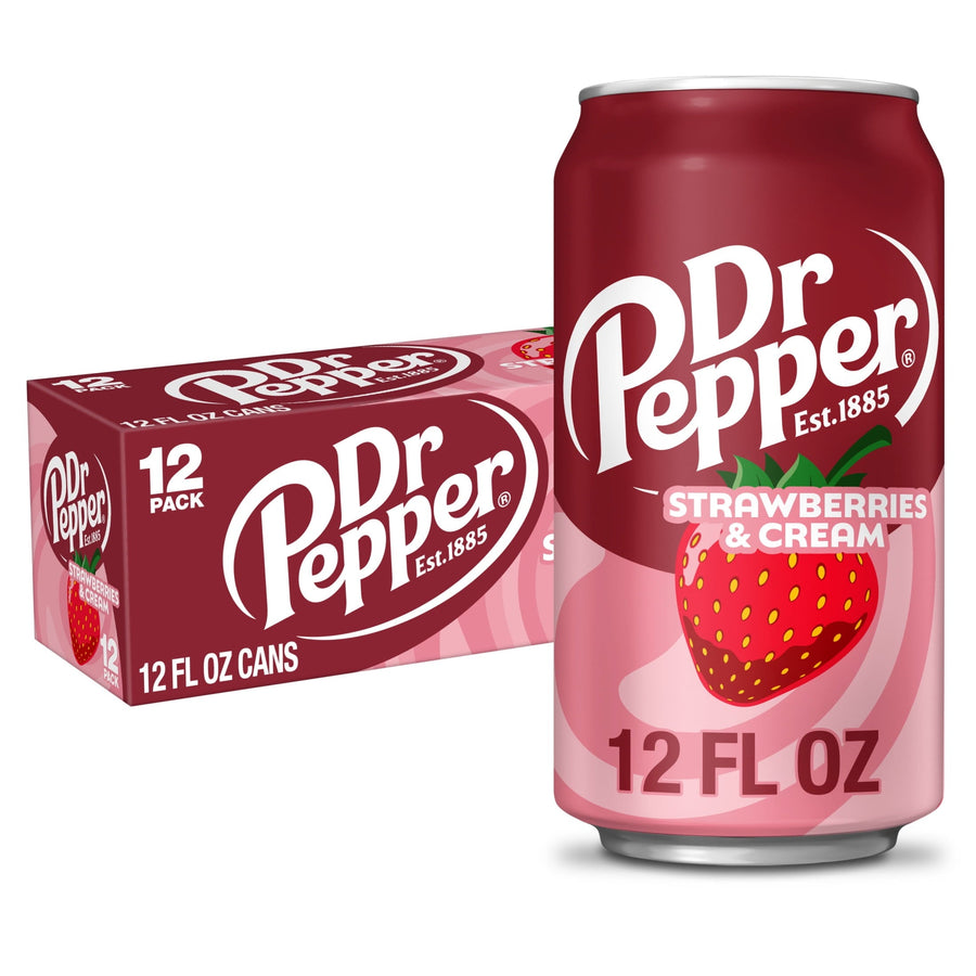 Dr Pepper Strawberries & Cream Soda - Modern Sip Style
